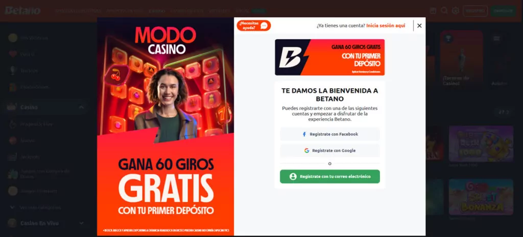 betano pe registration new