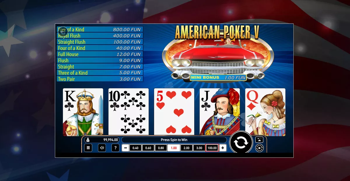 american poker v