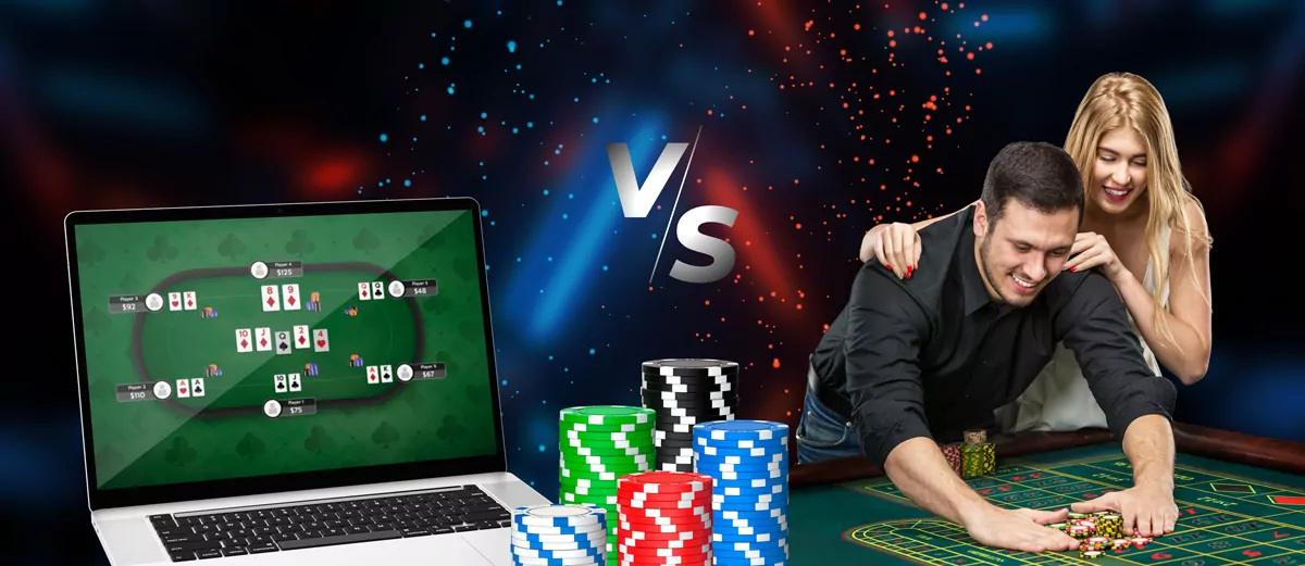 land based casinos vs online casinos