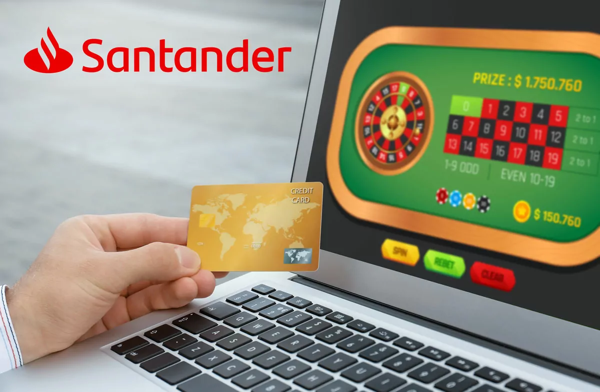 santander casino payment method